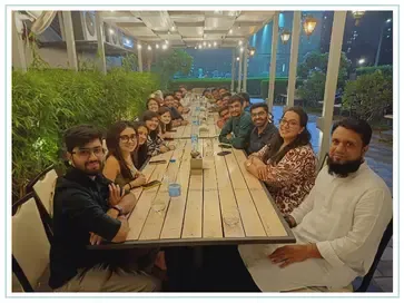 Team dinner at EnactOn