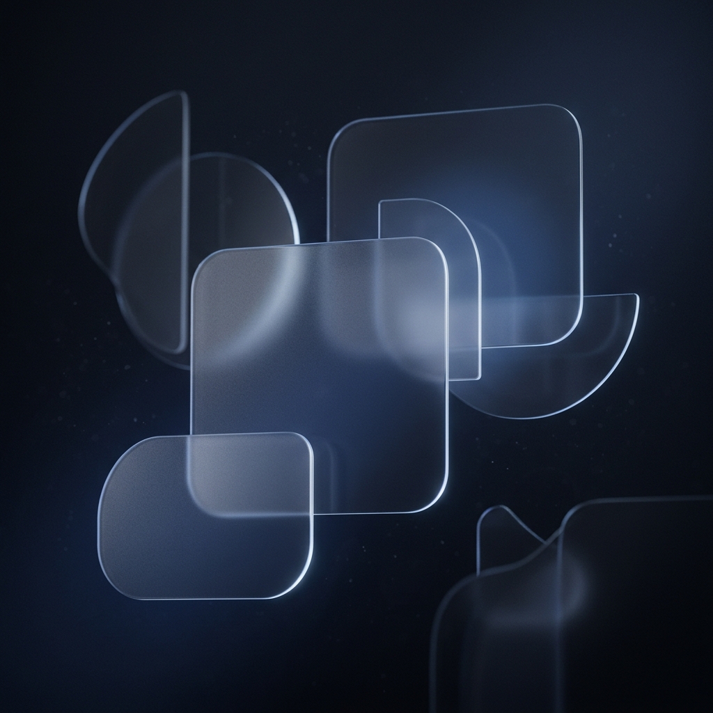 3D Glass Background